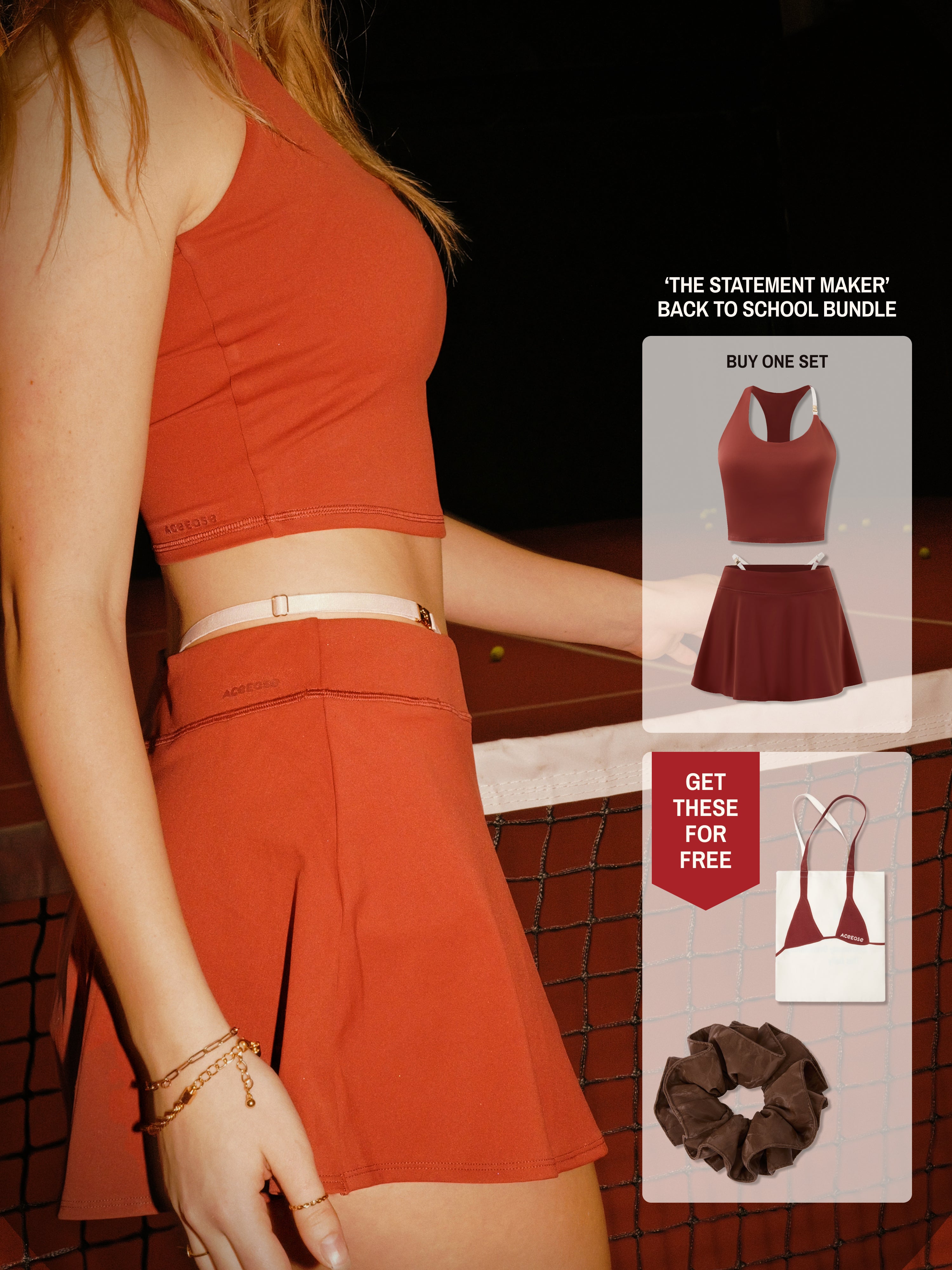 The Statement Maker · Red Skirt Bundle