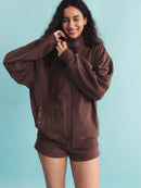 MeltySoft Oversized Zip Jacket